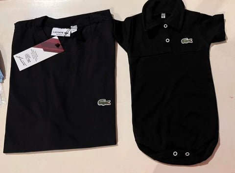 Conjunto pai e filho Lacoste